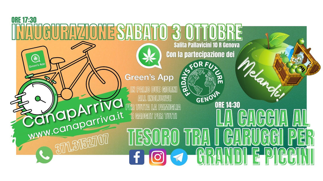 Green’s App: inaugurazione nuovo shop con “MELANDI! La caccia al tesoro GREEN tra i caruggi”