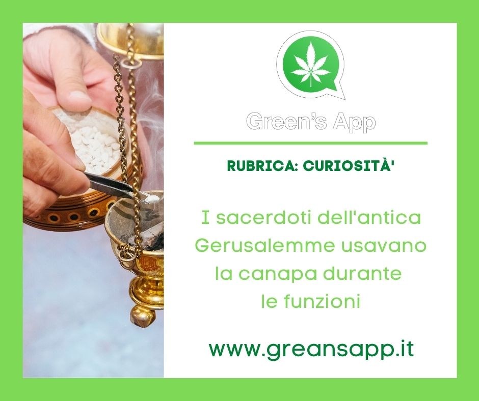 I sacerdoti dell’antica Gerusalemme usavano cannabis durante le funzioni