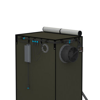 KIT Grow Box completa FOR TWENTY FS100 60x40x116cm lampada led 100W SECRET JARDIN