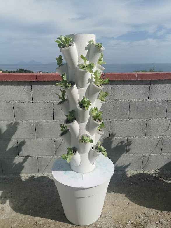 TORRE EOLIANA il tuo orto verticale idroponico indoor outdoor greenhouse