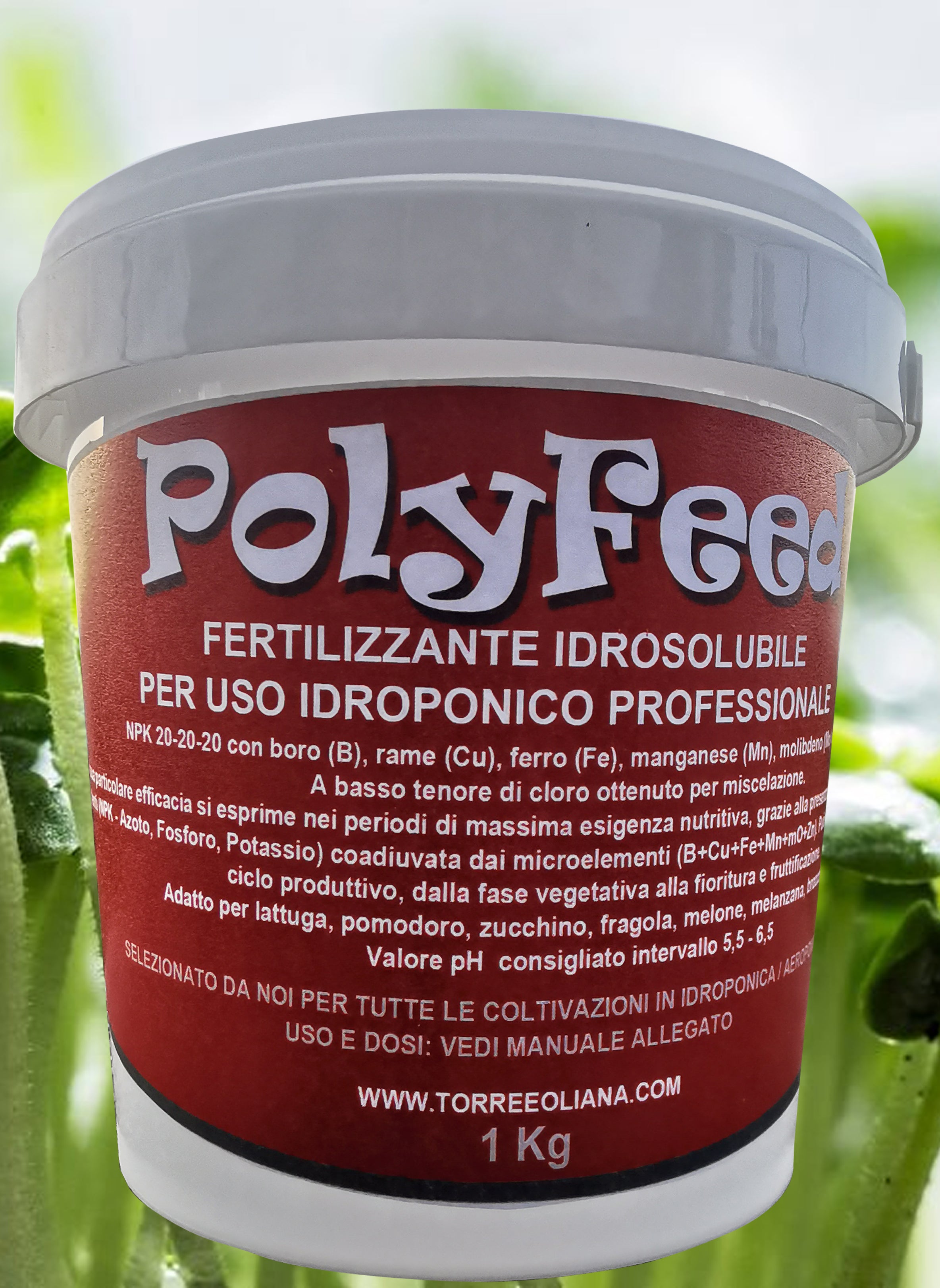 Torre Eoliana FERTILIZZANTE IDROSOLUBILE NPK 20-20-20 + Microelementi