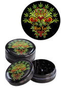 BLACK LEAF Leaf Skull Grinder 2-part black