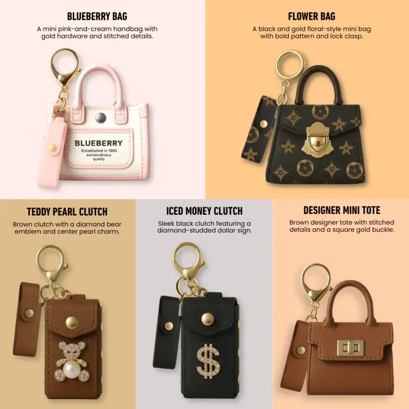 Batteria 510 trhead PURSE BORSETTA di Smyle Labs cartucce cartridges temperature telefono stile fashion edizione limitata