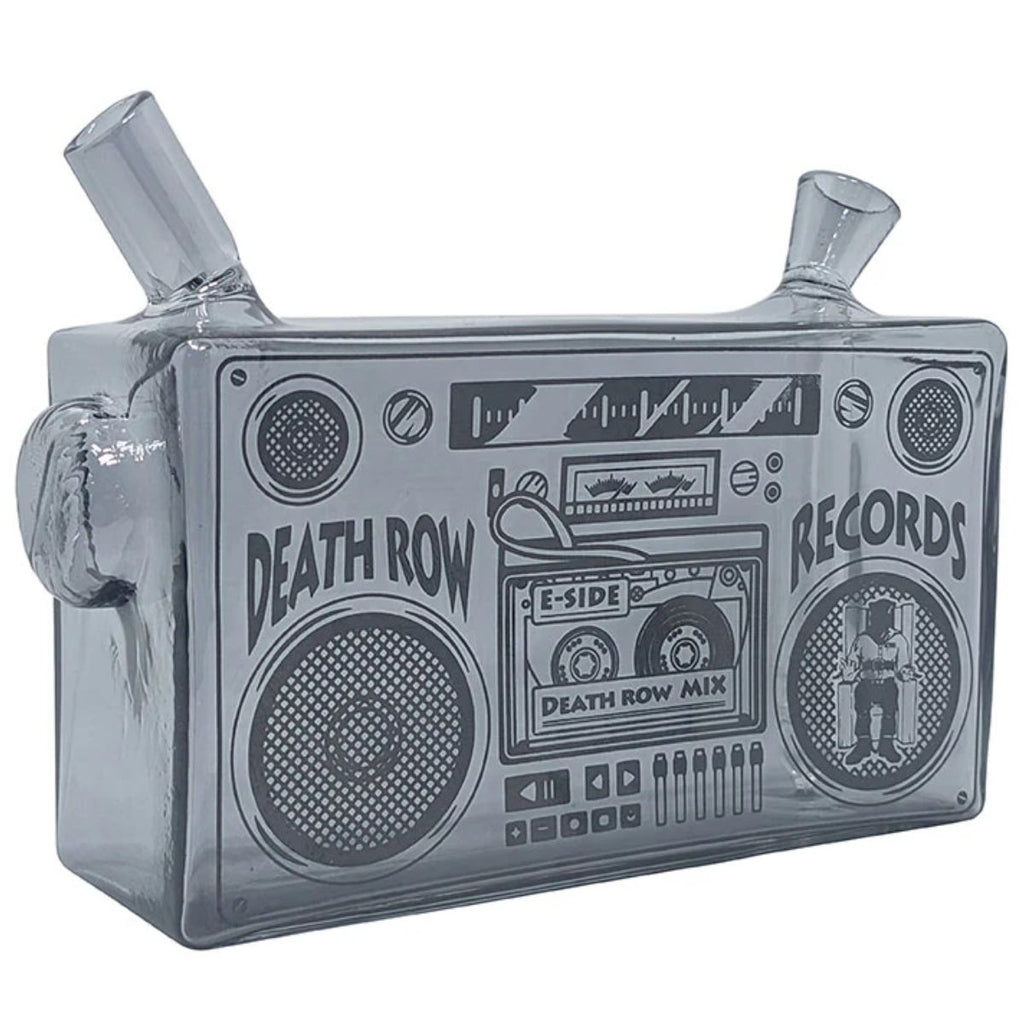 Death Row Records BOOM BOX Spliff Bubbler in vetro