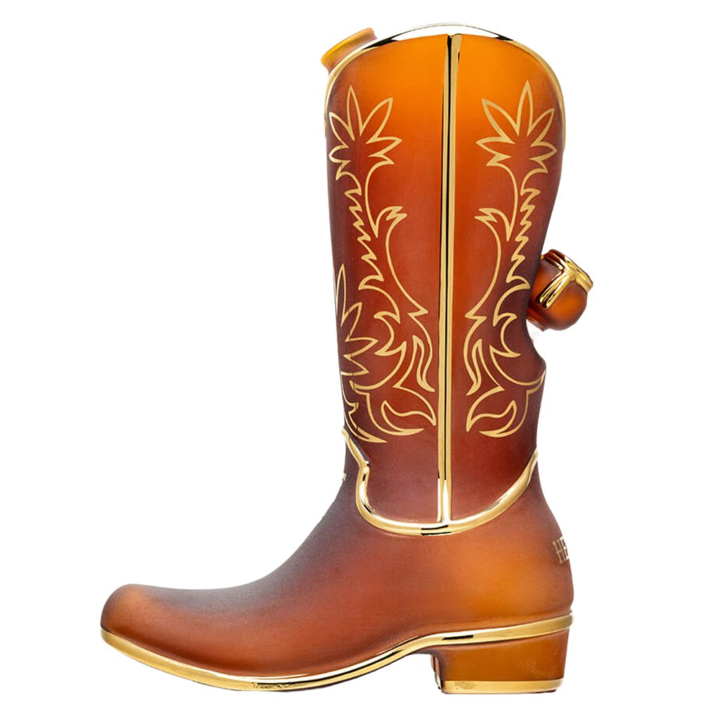 Pipa ad acqua HEMPER collezione Wild West STIVALE DA COWBOY in vetro