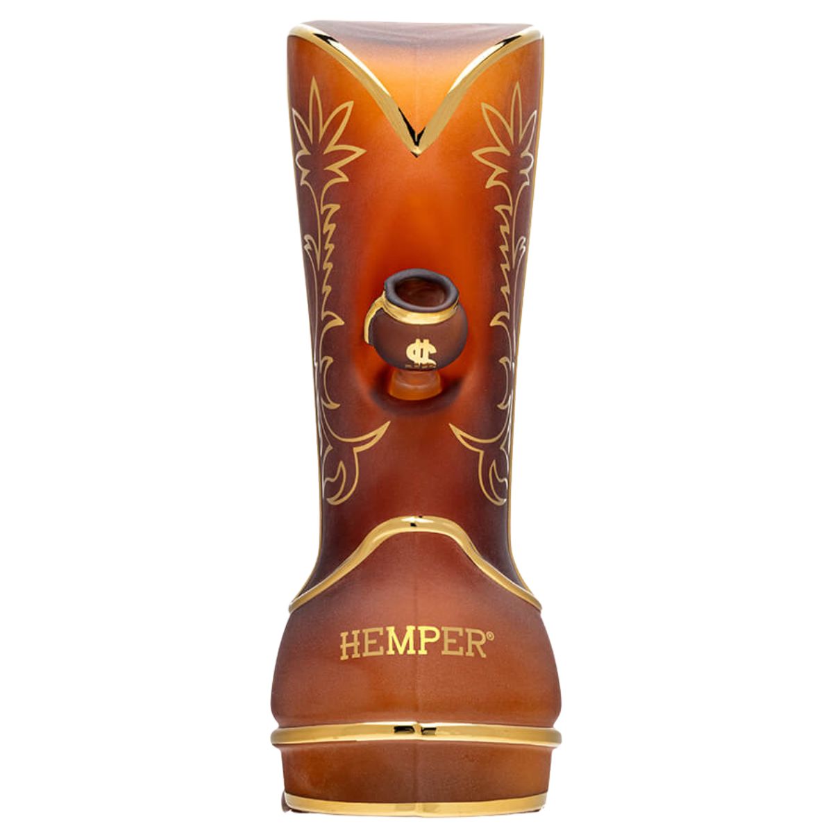 Pipa ad acqua HEMPER collezione Wild West STIVALE DA COWBOY in vetro
