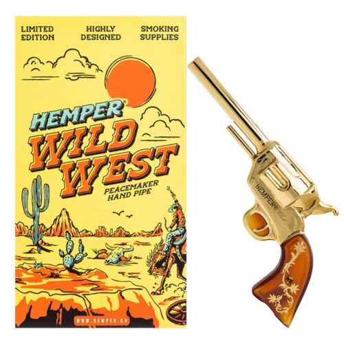 Pipa manuale HEMPER collezione Wild West PEACEMAKER in vetro