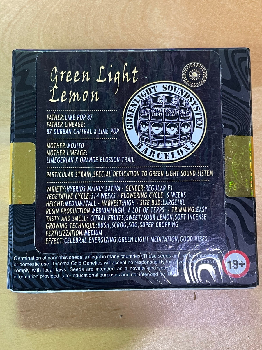 Ibridi male/female - GREEN LIGHT LEMON - Tricoma Gold Genetics