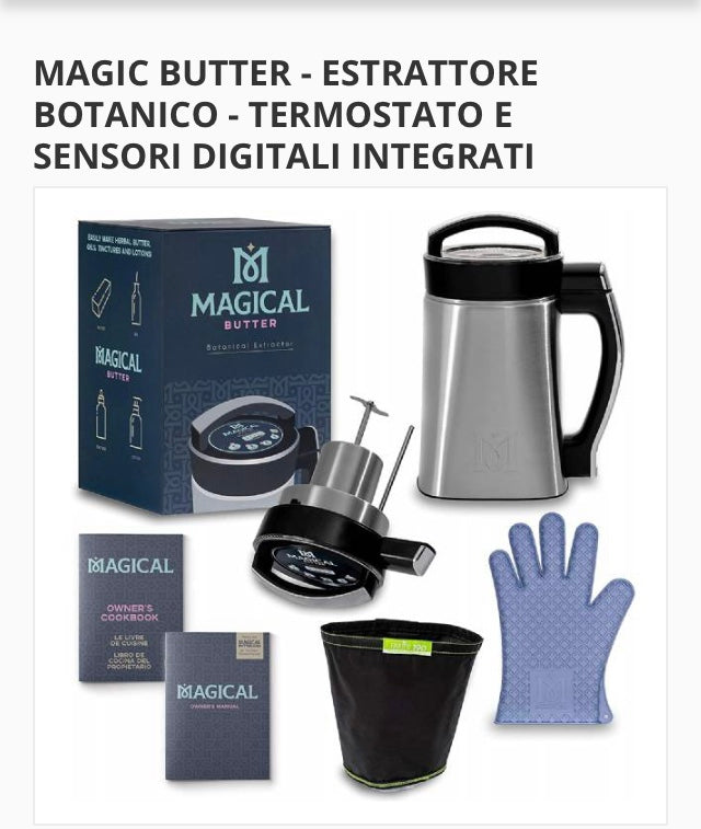 MAGIC BUTTER estrattore/aromatizzatore per BURRO, OLI, ESSENZE
