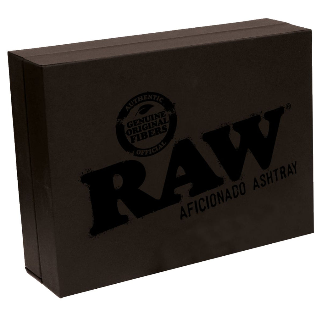 RAW AFICIONADO posacenere in vetro con scatola regalo