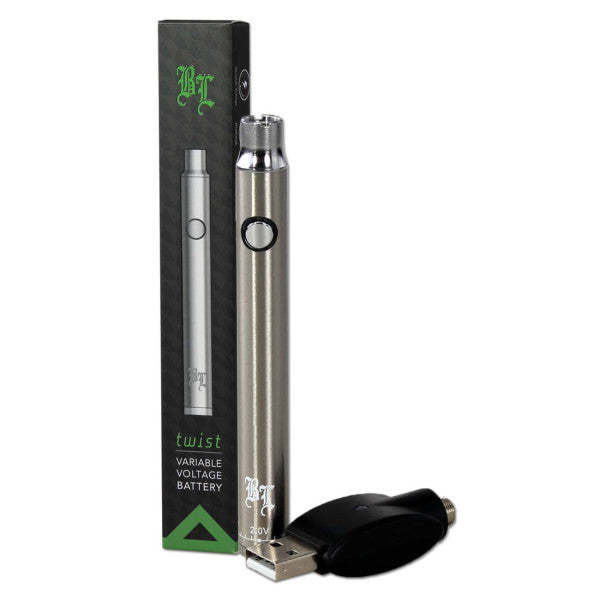 Batteria per penna Vape BL twist 510 nera
