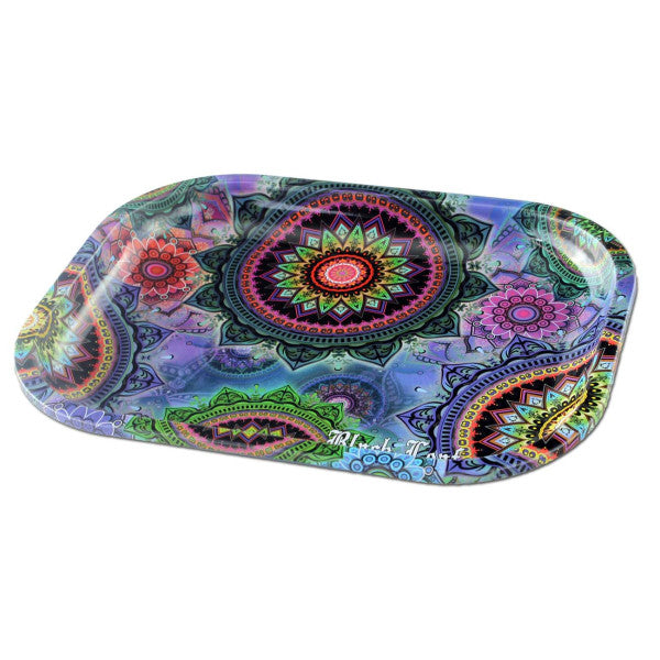 Vassoio per rollare Black Leaf MANDALA