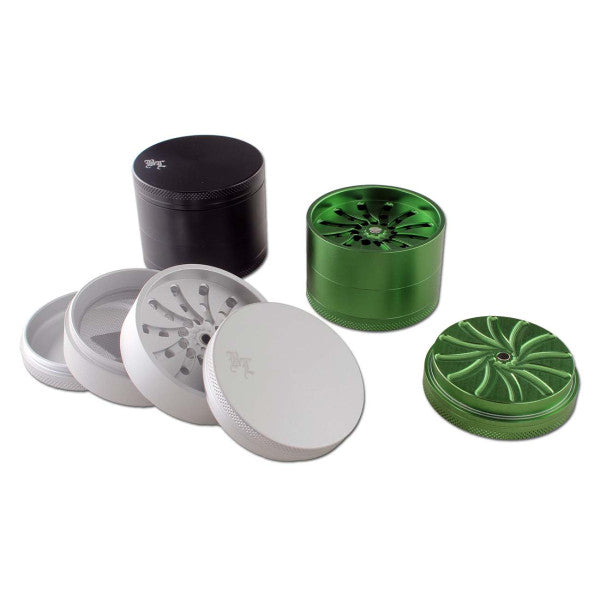 BLACK LEAF Masher Aluminium Grinder 4-part