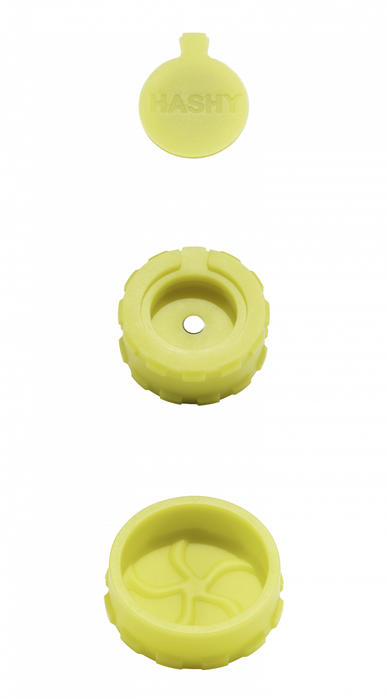 Grinder HASHY il grinder definitivo x solidi ed erbe in silicone alimentare