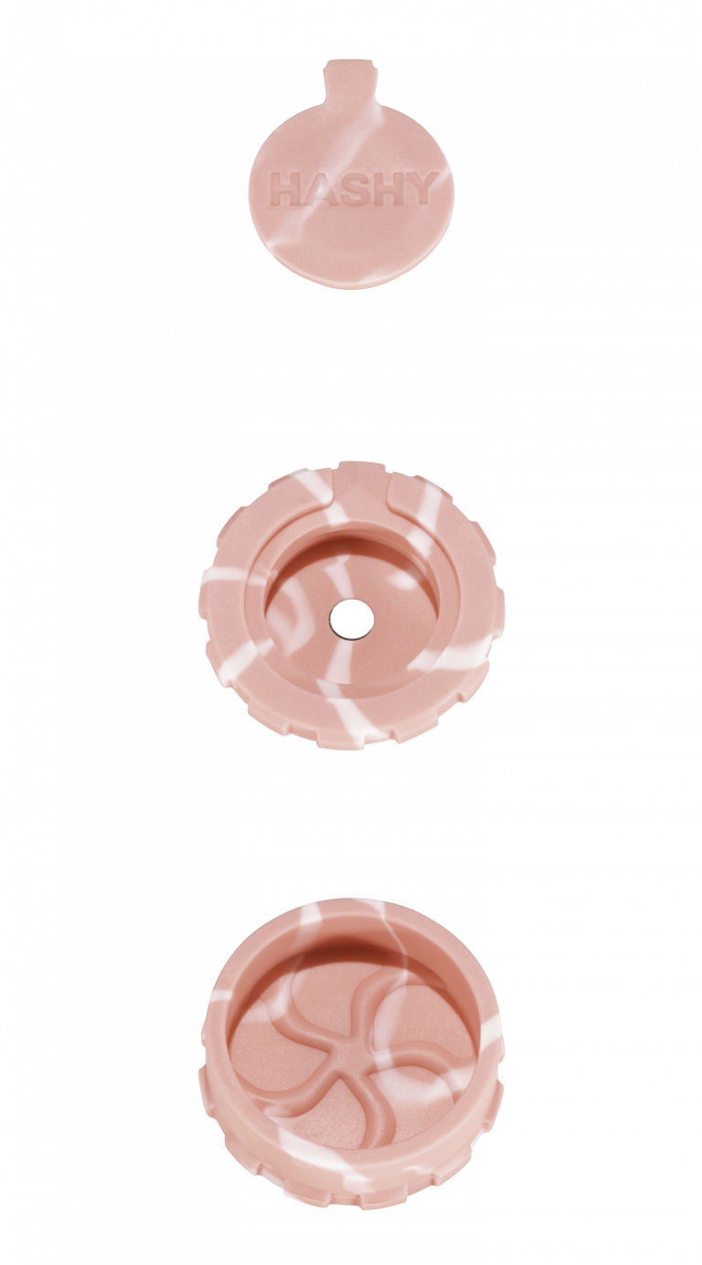 Grinder HASHY il grinder definitivo x solidi ed erbe in silicone alimentare