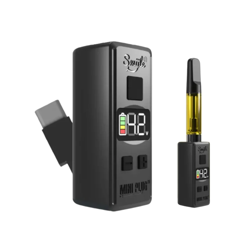 Batteria 510 trhead MINI PLUG 510 di Smyle Labs con cavo USB-C integrato + power bank cartucce cartridges temperature telefono edizione limitata