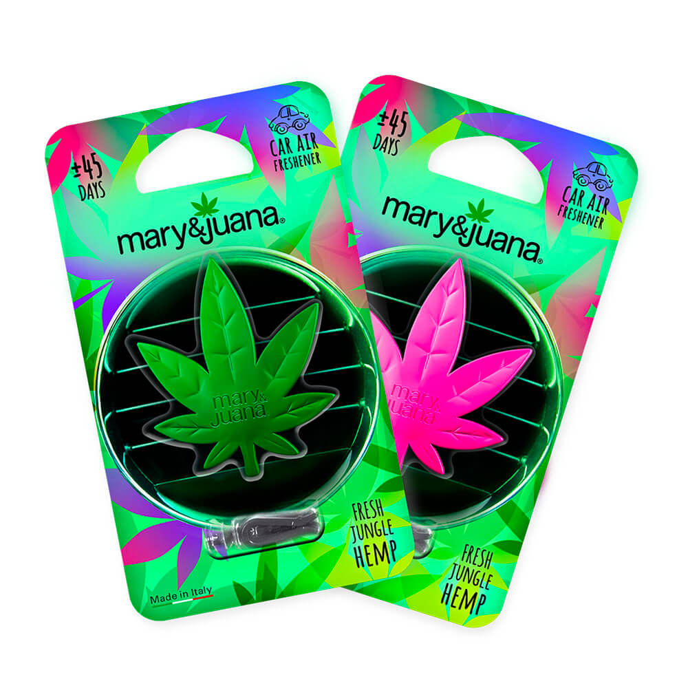 DEODORANTE per AUTO Mary&Juana 45 giorni circa di freschezza