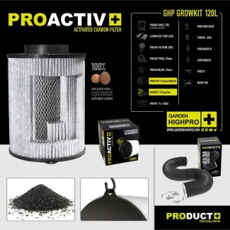 KIT Grow Box completa GARDEN HIGHPRO 300W 120x60x180cm