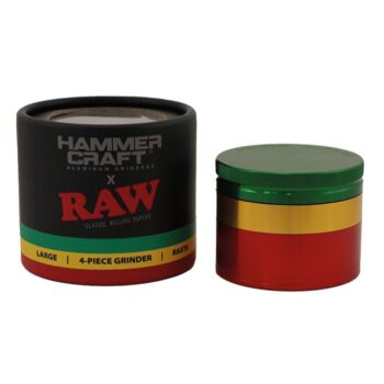 Grinder RAW HAMMERCRAFT 4 parti con BOX collezione regalo