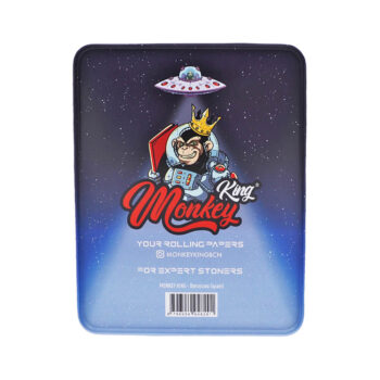Scatola in metallo + vassoio/impastiera Monkey King Vassoio per Rollare con Storage Box Large