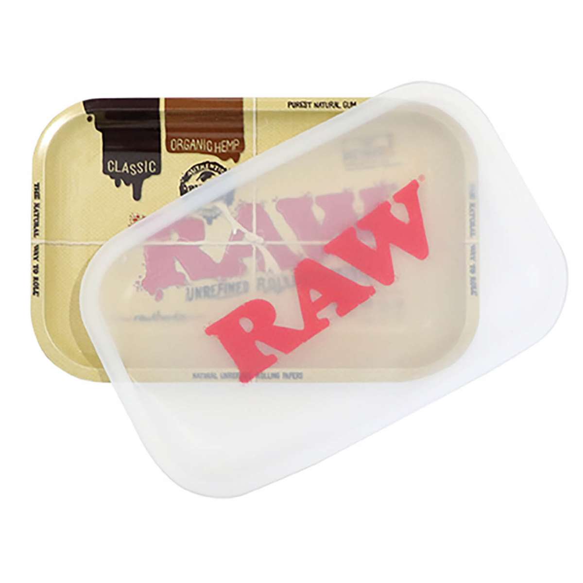 Vassoio in metallo RAW METAL CLASSIC S con COPERCHIO collezione IMPASTIERA  rolling tray