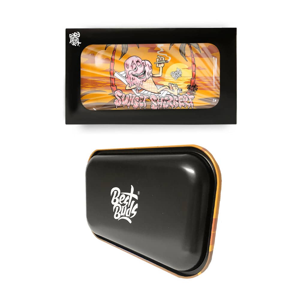 Vassoio in metallo BEST BUDS collezione IMPASTIERA  rolling tray ANTIGRAFFIO