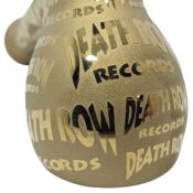 Death Row Records pipa Hammer in vetro con incisione e finitura metallica