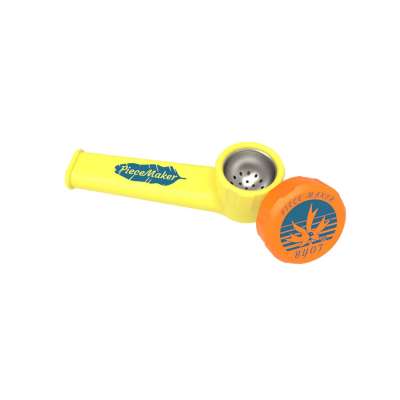 Pipa in Silicone PIECEMAKER KARMA gialla