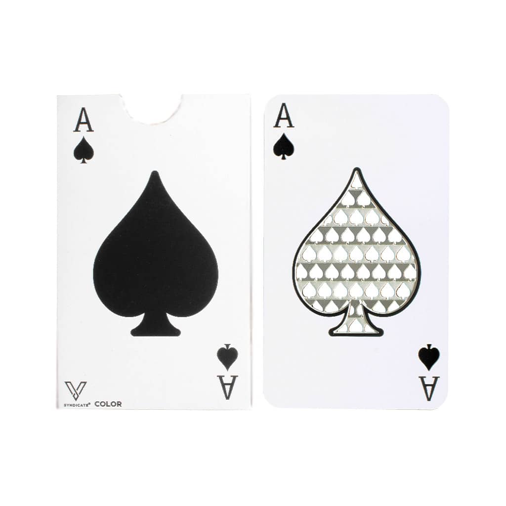 V-Syndacate Grinder Card in acciaio