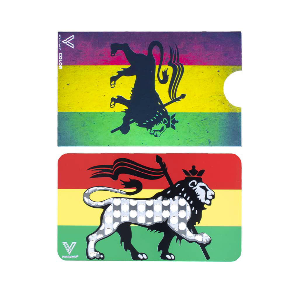 V-Syndacate Grinder Card in acciaio