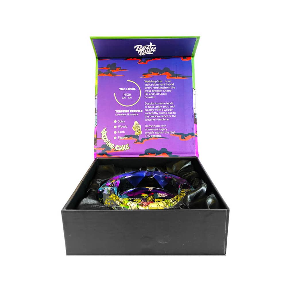 POSACENERE Best Buds in vetro WEDDING CAKE ashtray portacenere