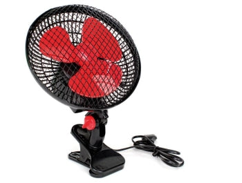 VENTILATORE CYCLONE CON TESTA OSCILLANTE CLIP DIAM. 20CM 20W