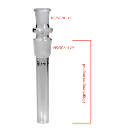 TUBI canalette in vetro BOROSILICATO per BONG PIPE aD ACQUA