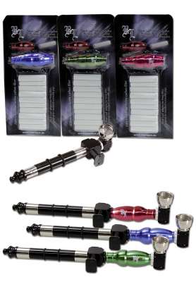 Pipa + Adattatore per Filtri ai Carboni Attivi con 10 filtri inclusi BlackLeaf