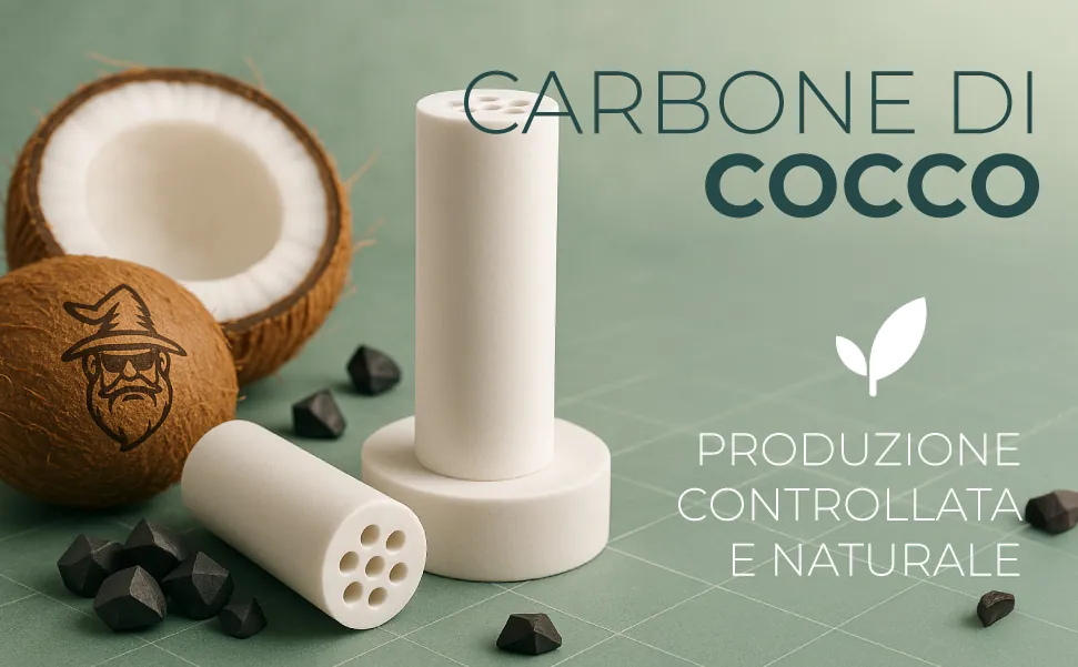 EOPONO filtri al carbone attivo doppia ceramica di qualità made in ITA