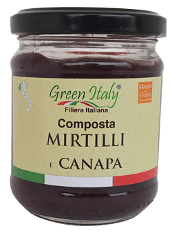 Composta Mirtilli e Canapa 200g