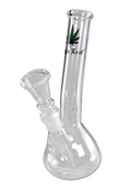 Bong Black Leaf Ampolla con Foglia e Logo