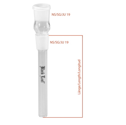 TUBI canalette in vetro BOROSILICATO per BONG PIPE aD ACQUA