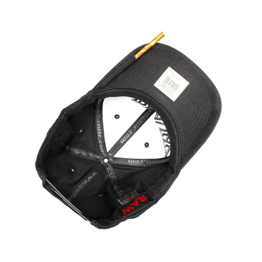 Cappellino baseball RAW con nascondiglio a cerniera e pressa joint