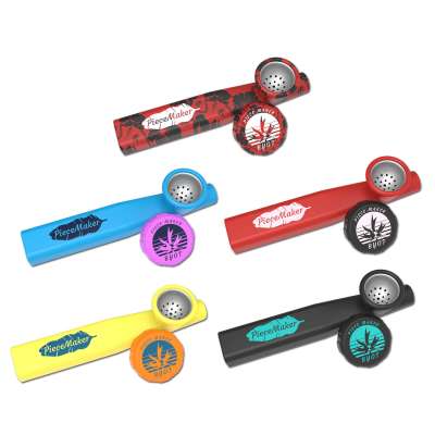 Pipa in Silicone PIECEMAKER KAZILI rossa