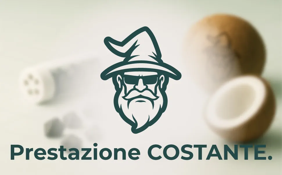 EOPONO filtri al carbone attivo doppia ceramica di qualità made in ITA