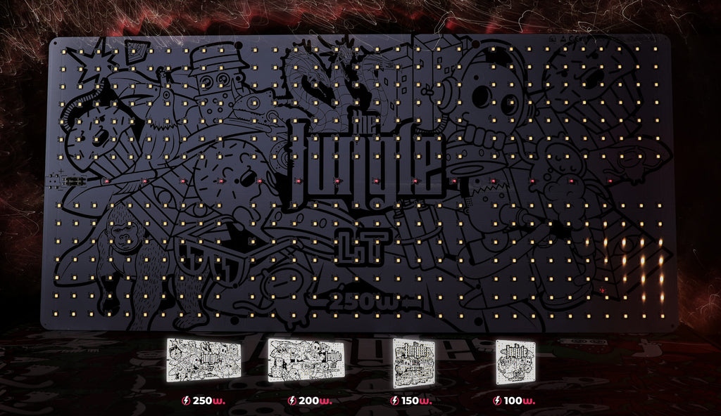 The Jungle - The JACKSON serie LT led V1 FULL SPECTRUM Dimmerabile VEGETATIVA e FIORITURA