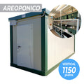 Sistema di coltivazione INDOORLINE- LABORATORIO PREFABBRICATO ALLESTIMENTO VERTICAL 1150 PIANTE - IDROPONICO - 3 LIVELLI  600X240X270h Cm