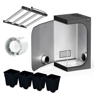 KIT Grow Box completa ORTOLED - ORTOGROW 250w 80x80x180h Cm