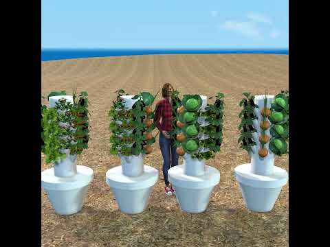 TORRE EOLIANA il tuo orto verticale idroponico indoor outdoor greenhouse