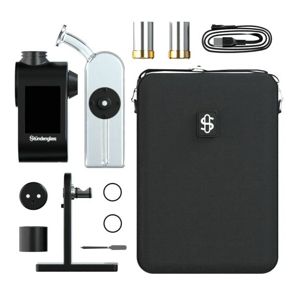 STUNDENGLASS vaporizzatore MODUL + dok set da viaggio deluxe