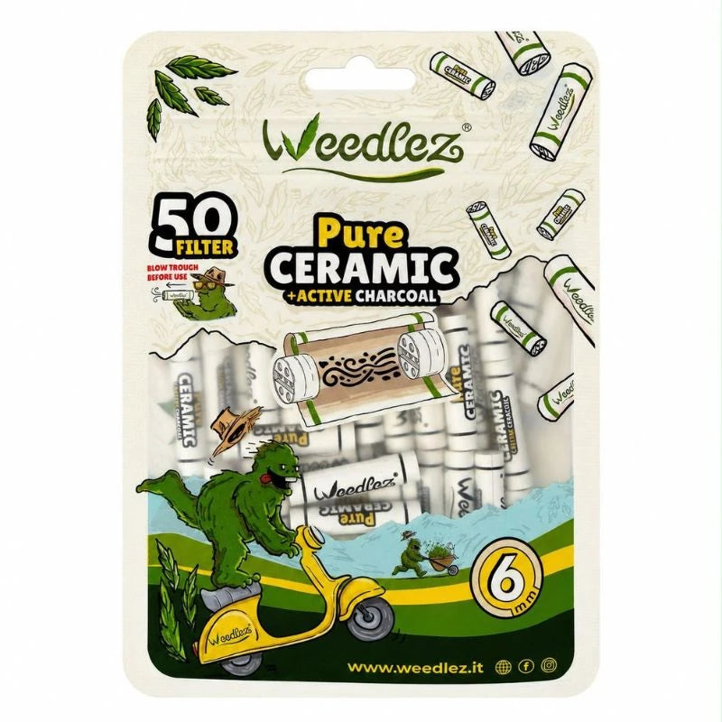 Filtri al Carbone Attivo WEEDLEZ fibra -> carboni attivi -> ceramica - vari diametri e colori