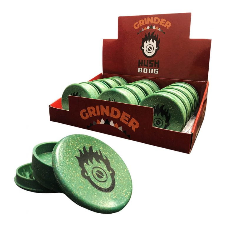 Grinder Biodegradabile in Canapa ZigZag Verde 3 Parti – 60mm