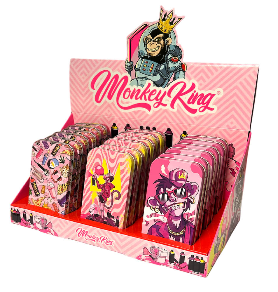 Scatola KING MONKEYS box latta contenitore