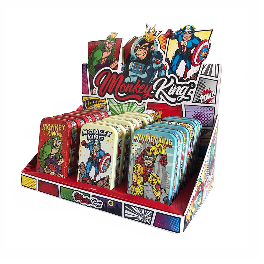 Scatola KING MONKEYS box latta contenitore